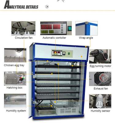 Αγορά Πλήρως αυτόματη μηχανή 3000 επωαστήρων νεοσσών επωαστήρας αυγών online manufacture